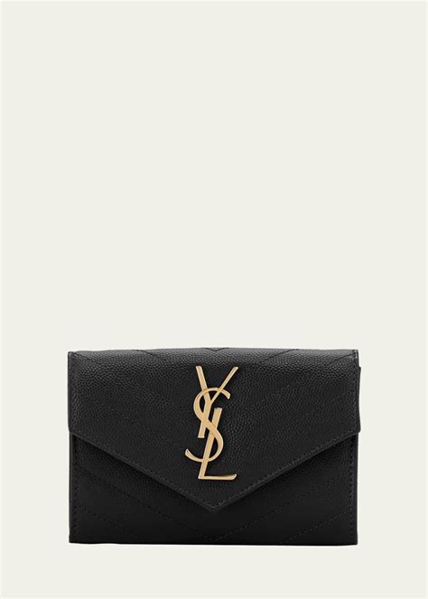 saint laurent ysl small grain de poudre envelope wallet|Saint Laurent Cassandre Matelassé Small Envelope Wallet in .